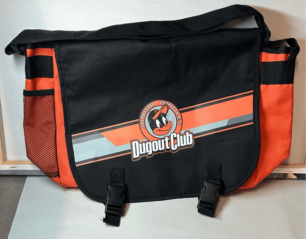 Baltimore Orioles Junior Orioles Dugout Club Messenger Bag Team Giveaway 18”x11”
